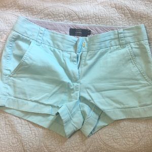 Sky Blue J.Crew Chino Shorts